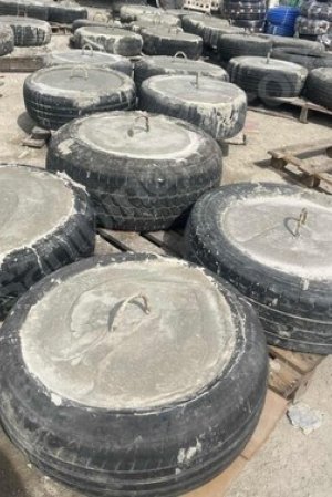 70 KG TONOZ AĞIRLIĞI C35 DEMİR DONATLI LASTİK KOROMALI