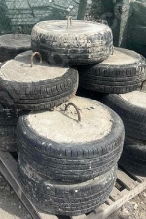 70 KG TONOZ AĞIRLIĞI C35 DEMİR DONATLI LASTİK KOROMALI