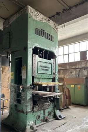 FOTOSELLİ MÜLLER hidrolik pres 315 ton üst/100 ton alt çift teysirli