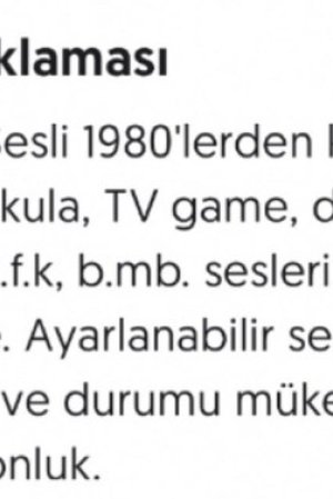 MASA SAATİ LED GÖSTERGELİ  Casio TSA-80 