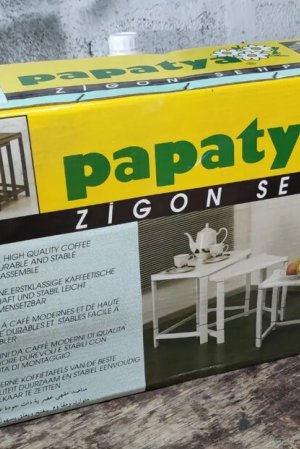 3 'LÜ ZİGON SEHPA PLASTİK 